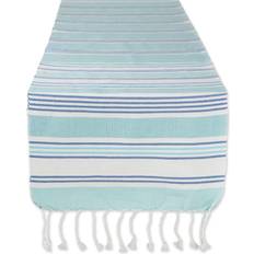 Cotton Cloths & Tissues Design Imports DII Tidal Stripe Fouta Tablecloth Multicolor