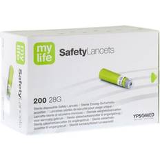 MyLife Sundhedsplejeprodukter MyLife Safety Lancetter 28G 1.5 mm 200 Stk