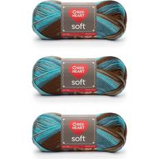 Red Heart Garn Red Heart Red Heart Soft Yarn-Waterscape Multipack Of 3