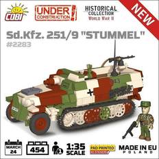 Blocs Cobi 2283 SD.KFZ. 251/9 "STUMMEL" Blanc