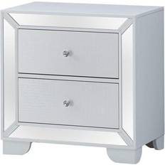 Silver Bedside Tables Glory Furniture Hollywood Hills G8105-N Bedside Table