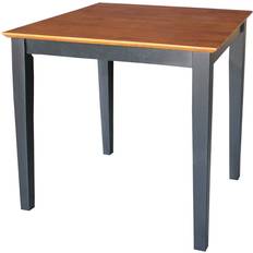 International Concepts Solid Wood Top Dining Table