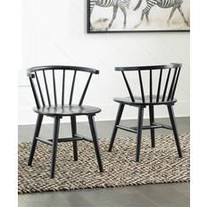 Ashley Black Kitchen Chairs Ashley Signature Otaska Modern Farmhouse Spindle Kitchen Chair 2