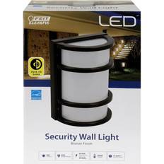 Wall Lamps Feit Electric 11.5-Watt Moon Dusk Dawn Photocell Wall Light