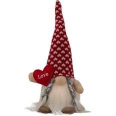 Red Interior Details Northlight 13 Lighted Girl Valentine's Day Gnome Love Figurine