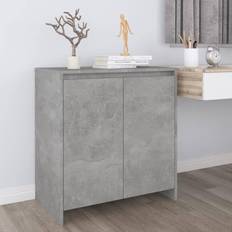 Gråa - Spånskiva Sideboards vidaXL Skänk betonggrå Sideboard 70x75cm