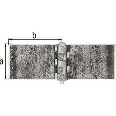 Scharnier 40x60mm STA roh