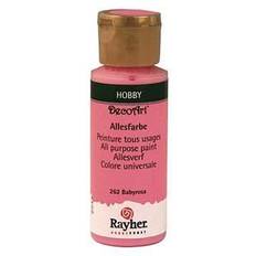 Rose Peintures acryliques Rayher Allesfarbe Acrylfarben babyrosa 59,0 ml