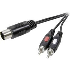 SpeaKa Professional SP-7870640 DIN connector Audio/phono Cable plug