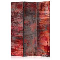 Röda Rumsavdelare Arkiio Red Metal 135x172 Rumsavdelare