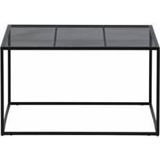 Kvadratiska - Svart Soffbord Venture Design Netz Black Soffbord 80x80cm