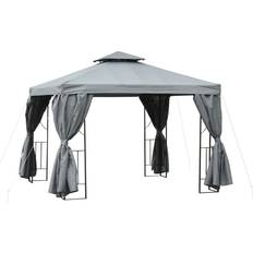 OutSunny Garden Metal Gazebo 3x3 m