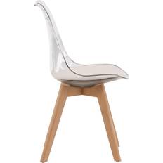 Transparent Stole Venture Design Edvin Chair Køkkenstol