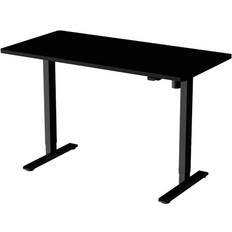 Hæve sænke 140 Lykke Eléctrico M100 Negro 140 x 70 cm Escritorio de escritura