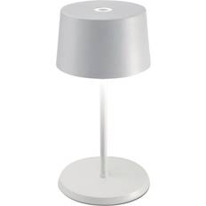 Zafferano Olivia Mini Batteri 22 cm Vit Bordslampa