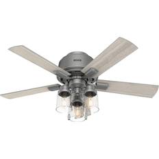 Fans Hunter Low Profile with LED Light 44 inch