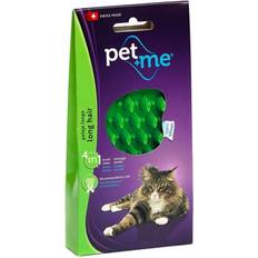 Cat long hair brush green