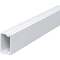 OBO Bettermann Kabelkanal WDKH-15030RW 15x30 hvid RAL 9010 halogenfri 48 meter