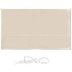 Solsegel 3x4m Relaxdays Solsegel Rektangulär Vattenavvisande UV-beständig 3 x 4 m Beige