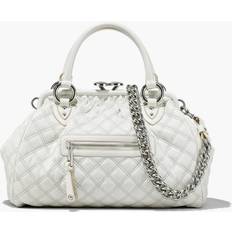 Marc Jacobs The Stam kleine shopper dames leer Eén maat Wit