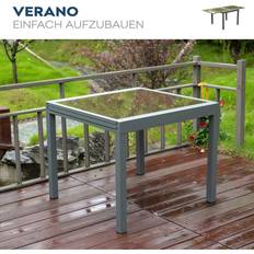 Home Deluxe Verano Uitschuifbare Tuintafel 180/90 x 90 cm
