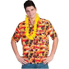 Funny Fashion Skjorta Hawaii Sunset