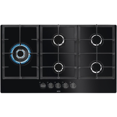 90 cm Hobs AEG 6000 HKB95820NB Black
