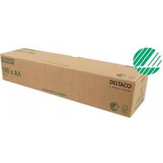 100 pack aa batterier Deltaco Ultimate Alkaline AA-batteri, 100-pack Bulk