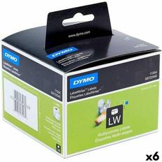 Black Label Dymo Roll of Labels 32 57 Black White 1000 Pieces