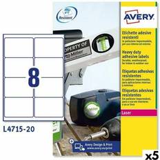 Avery Label Avery Labels L4515 99,1 White 20 Sheets