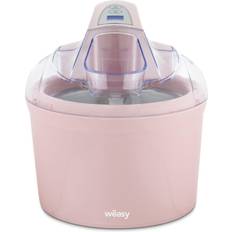 IJsmachines uitverkoop H.Koenig Wëasy MYA60 Máquina para Hacer Sorbetes Caseros, Potencia 12 W, Capacidad 1,5 litros, Preparación 30/40 Min, Pantalla LCD, Acero Inoxidable, Plástico