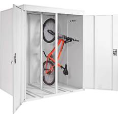 Fahrradschuppen MCW 2er-Fahrradgarage MCW-H66, Fahrradbox Gerätehaus Fahrradunterstand, abschließbar