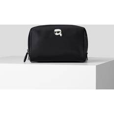 Dame Sminkevesker Karl Lagerfeld K/ikonik Nylon Cosmetics Case, Woman, Black, Size: One size