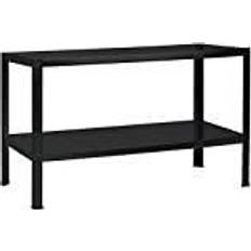 Förvaringshylla Regalwelt 43 x 120 x 40 cm Metall Svart