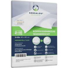 Biancheria da Letto Sensalou 2er Set Doppelpack Kissenbezug (50x50cm)