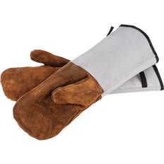 Heimtextilien APS Backhandschuhe, Grillhandschuhe Topflappen Grau, Braun