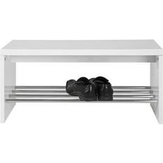 XXXlutz HAKU Möbel Scarpiera Kade 81 x 30 x 40 cm Portascarpe