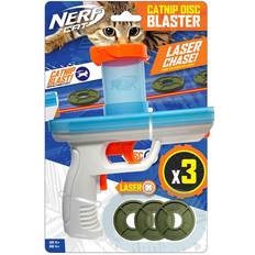 Nerf Catnip Disc Blaster Cat Toy, Pack 3