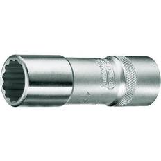 Gedore Topnøgler Gedore Topnøgleindsats D 19 L 27 6141060 27 mm 1/2 12.5 mm Topnøgle