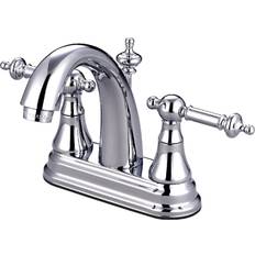 Kingston Brass KS7611TL 4 in Centerset Bathroom Faucet Polished Chro