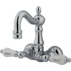 Kingston Brass CC1074T1 Vintage 3-3/8-Inch Wall Mount Tub Faucet Polished Chrome