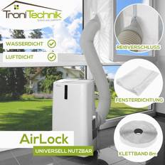 Innenraumklima TroniTechnik AirLock Fensterabdichtung Klimagerät 4m