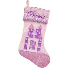 Purple Photo Frames Northlight 18.5 Purple Embroidered Glitter Princess Christmas Stocking Photo Frame