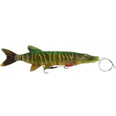 Fishing Equipment Savage Gear Leurre Souple 4D Line Thru Pike 37cm Slow Sinking Coloris Fire Tiger, Long. 37cm, Poids 355g