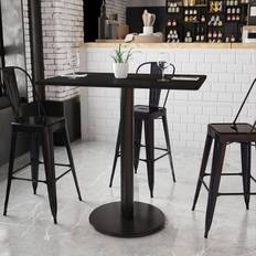 Flash Furniture XU-BLKTB-3042-TR24B-GG 30'' Bar Table