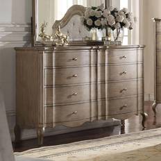 Beige Dressing Tables Acme Furniture Chelmsford Collection 26055 64" Dressing Table