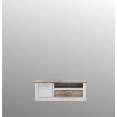 Forte Talebi 140 cm Brun Hvid TV-bord
