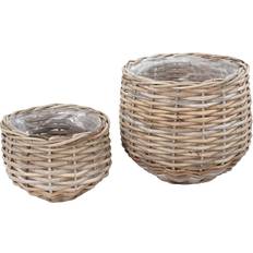 Plast Kurve House Nordic Pulo Runde Kurv 2stk