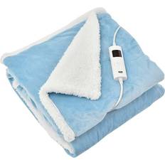 GlamHaus Heated Electric Fleece Blankets