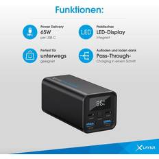 Powerbank 65w Xlayer Power Bar 20000mAh 65W PD Black